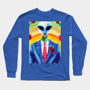 Gentleman Alien Long Sleeve T-Shirt